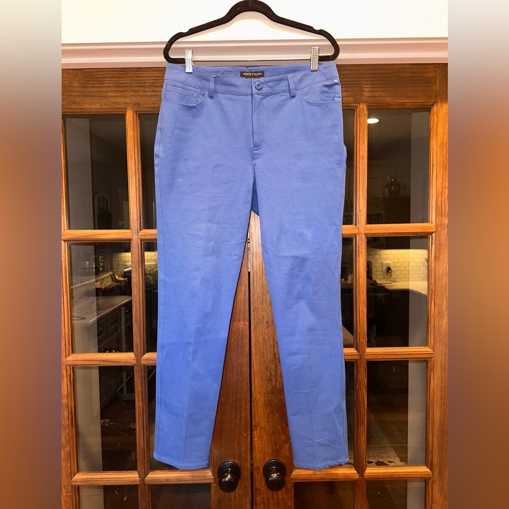 EUC Peace of Cloth Size 8 Women’s Skinny‎ Blue Pants